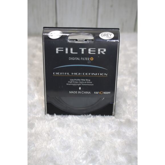 Copied - K&F Concept Circular Digital High Def Low Profile FilterRing 67mm Grey - Picture 1 of 3